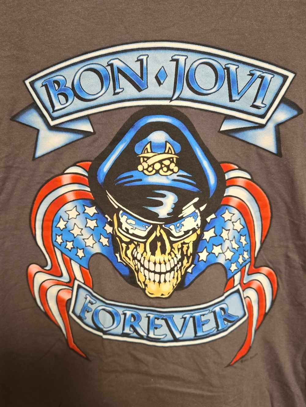 Bon Jovi 2011 World Tour Graphic Tee 100% Cotton